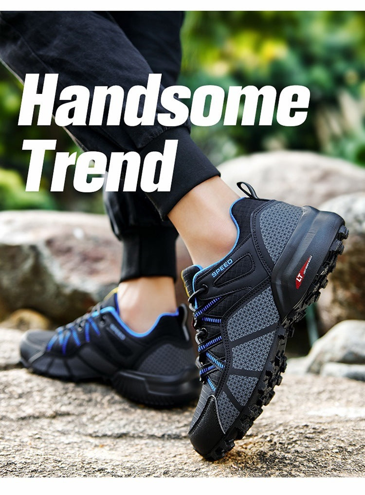 Lightweight Breathable Men's Mesh Outdoor Sports And Casual Hiking Shoes