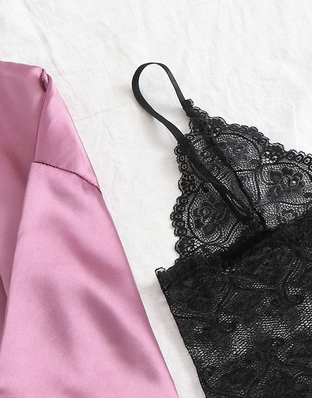European And American Ladies Pajamas Four-piece Set