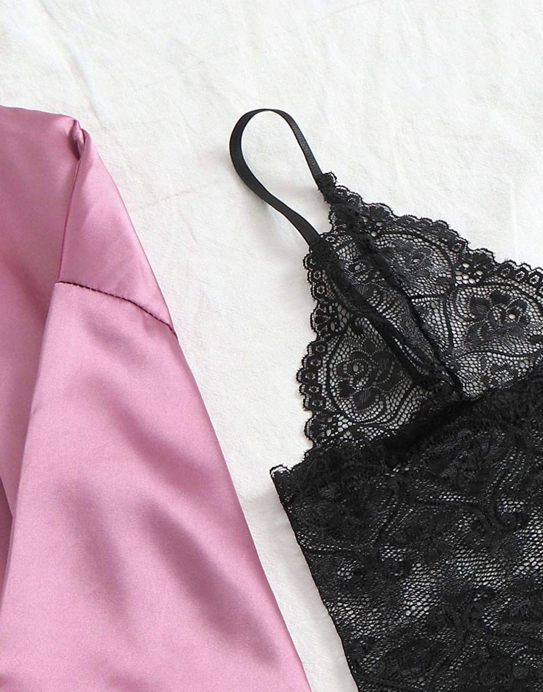 European And American Ladies Pajamas Four-piece Set