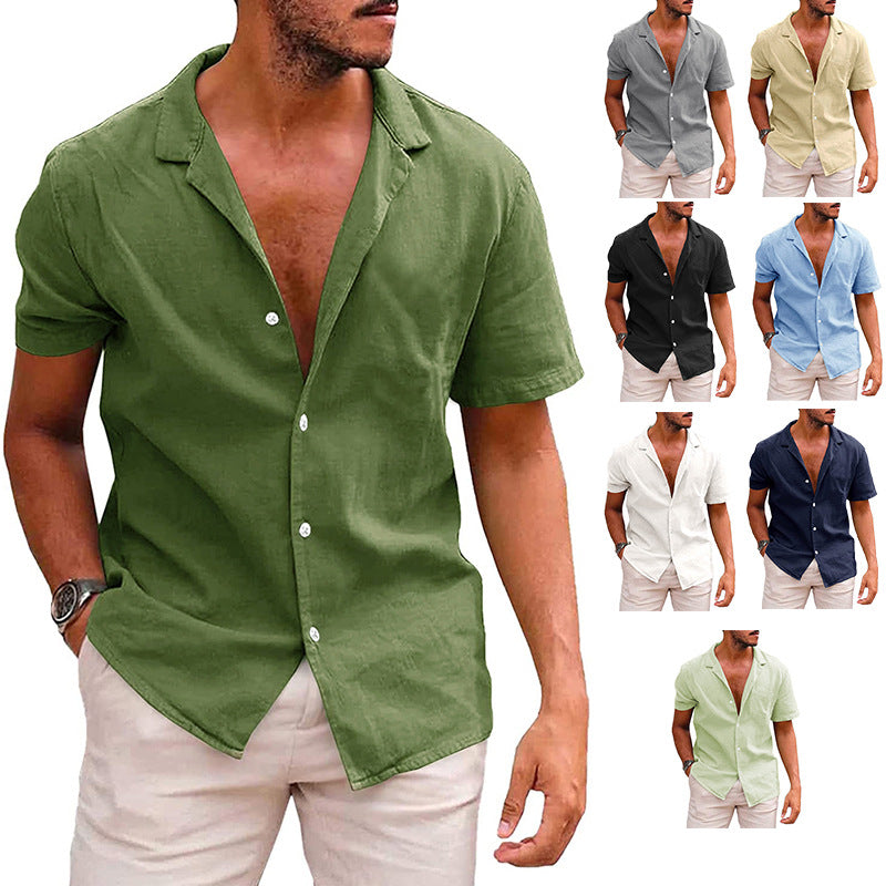Casual Beach Button-Down Shirt product image