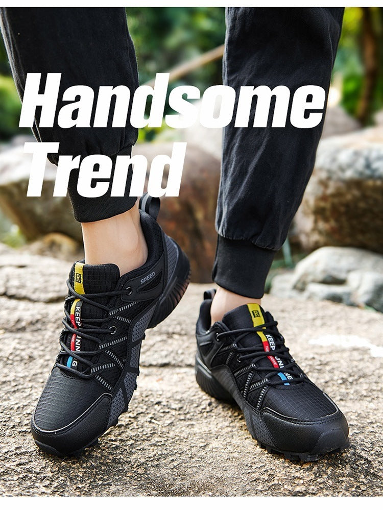 Lightweight Breathable Men's Mesh Outdoor Sports And Casual Hiking Shoes