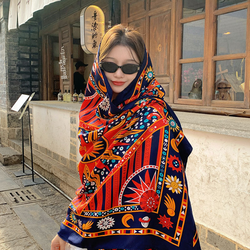 Ethnic Print Travel Scarf product image