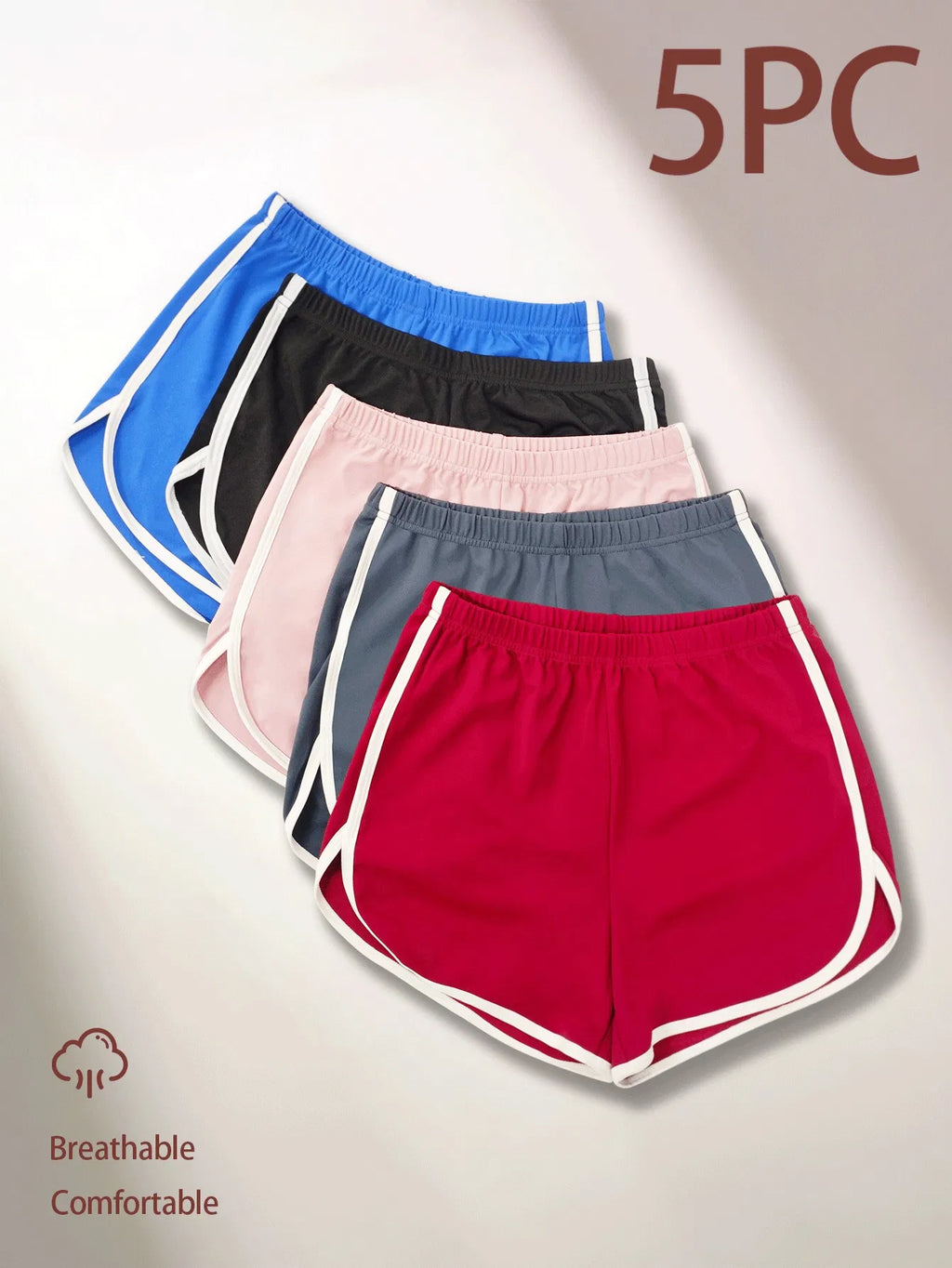 Cotton Drawstring Lounge Shorts