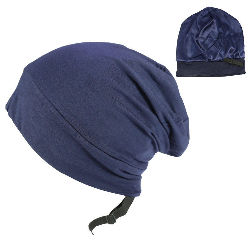 Adjustable Satin-Lined Bonnet