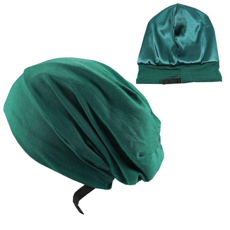 Adjustable Satin-Lined Bonnet
