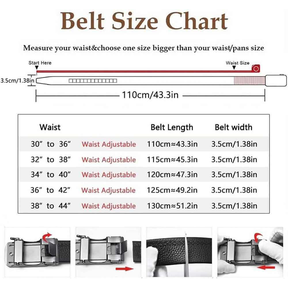 Automatic-Buckle Business Belt product image