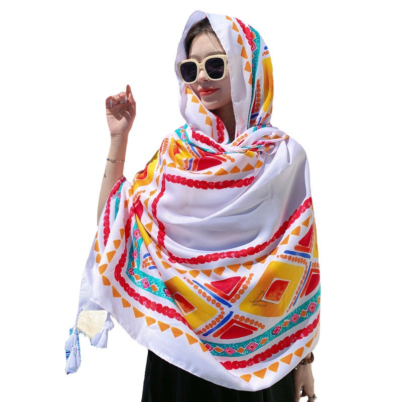 Ethnic Print Travel Scarf product image