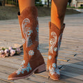Plus Size High Cylinder Below The Knee Boots