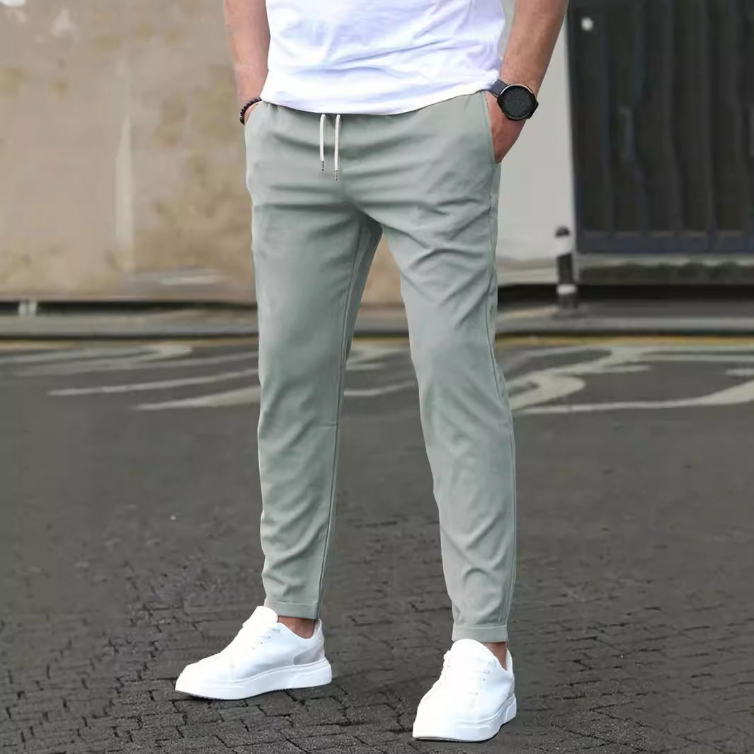 Slim Cropped Casual Pants product image
