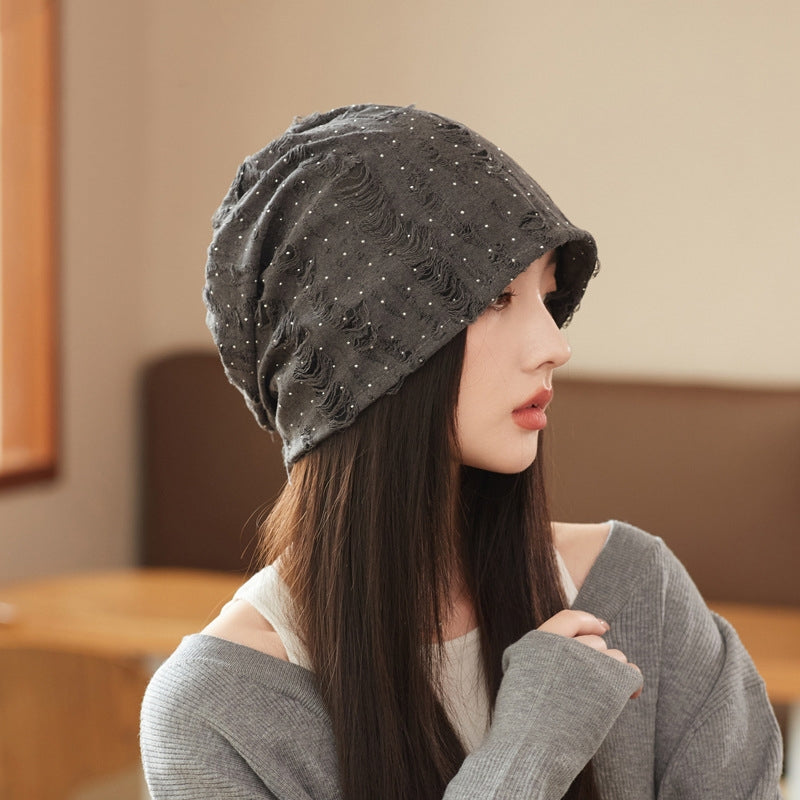 Distressed Slouch Cap