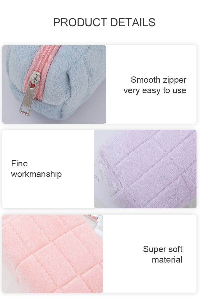 Japanese Good-looking Pillow Cosmetic Bag Large Capacity Storage Stationery Box