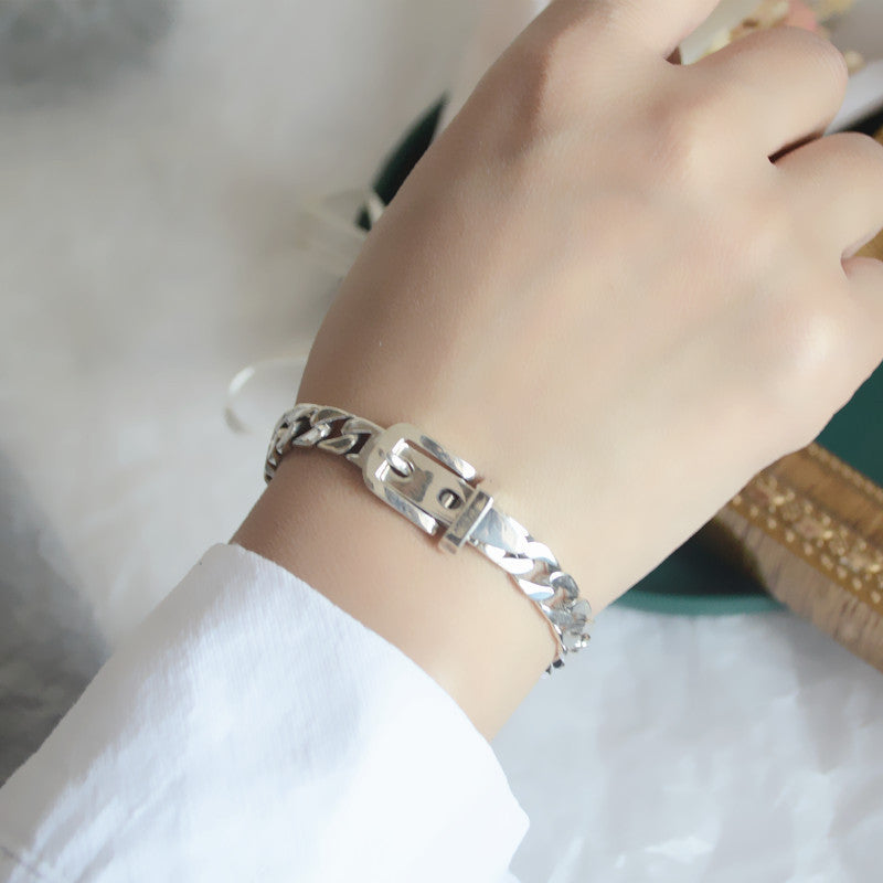 Geometric Link Bracelet