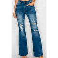 High-Waist Ankle Skinny Jeans