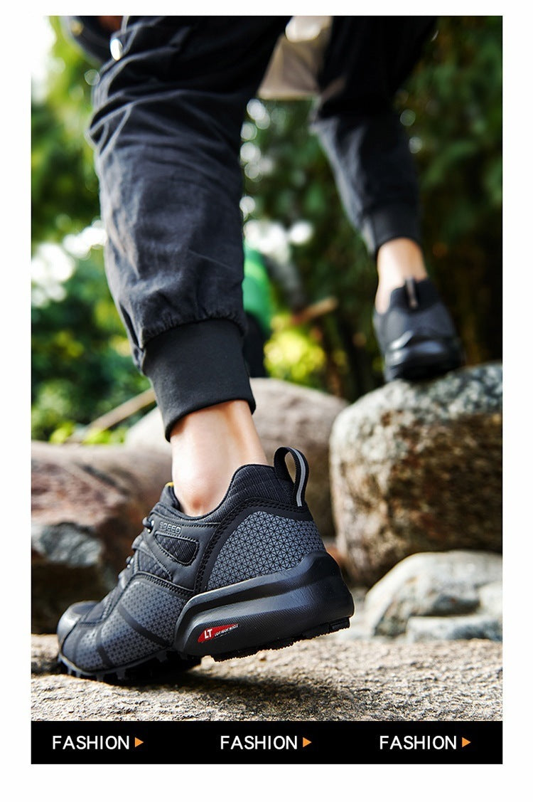 Lightweight Breathable Men's Mesh Outdoor Sports And Casual Hiking Shoes