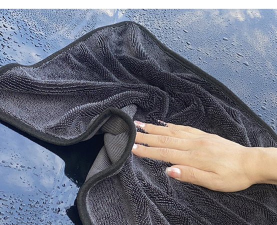 Towel Microfiber Car Beauty Car Towel Not Easy To Shed Hair Thickened Absorbent Seamless Car Cleaning Cloth