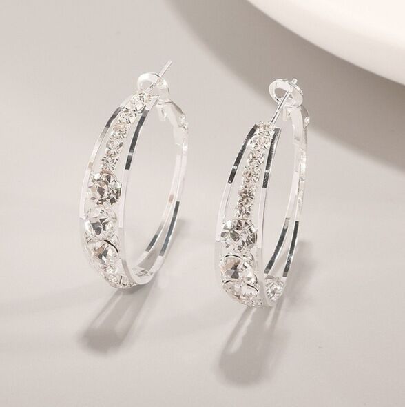 Air-Drill Mosaic Statement Earrings product image