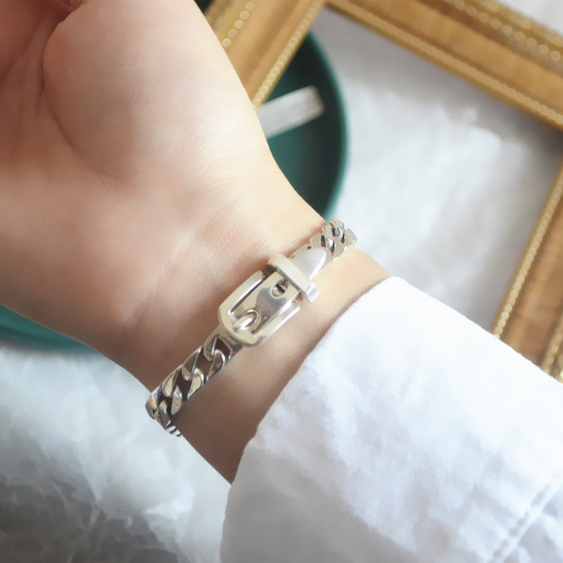 Geometric Link Bracelet