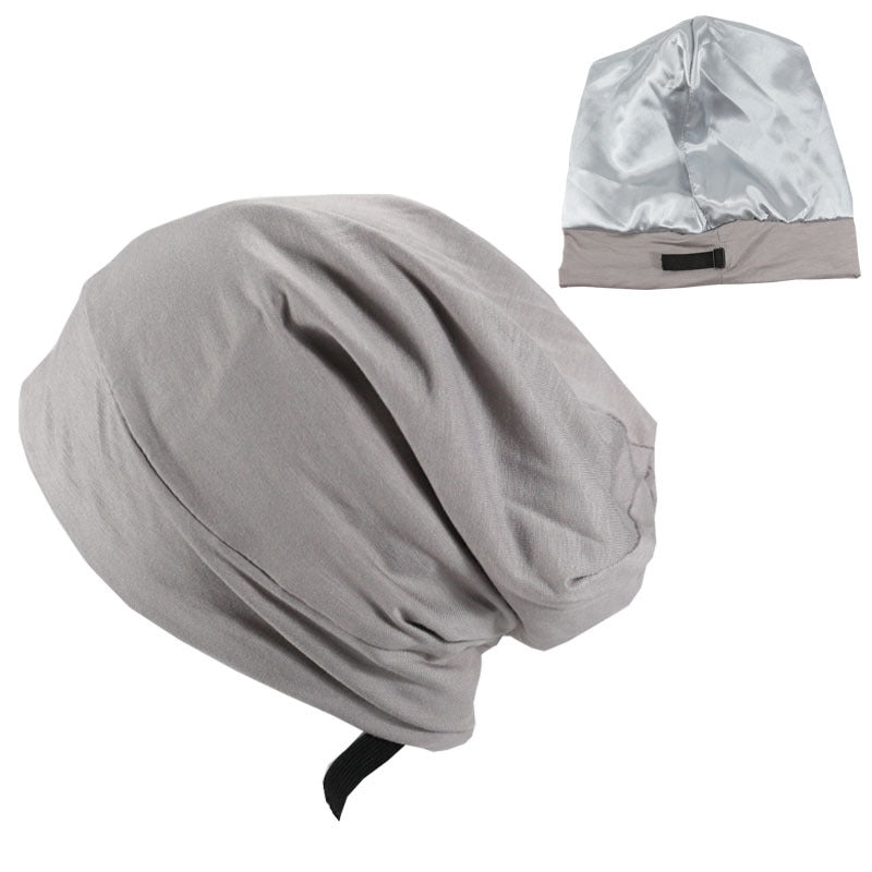 Adjustable Satin-Lined Bonnet