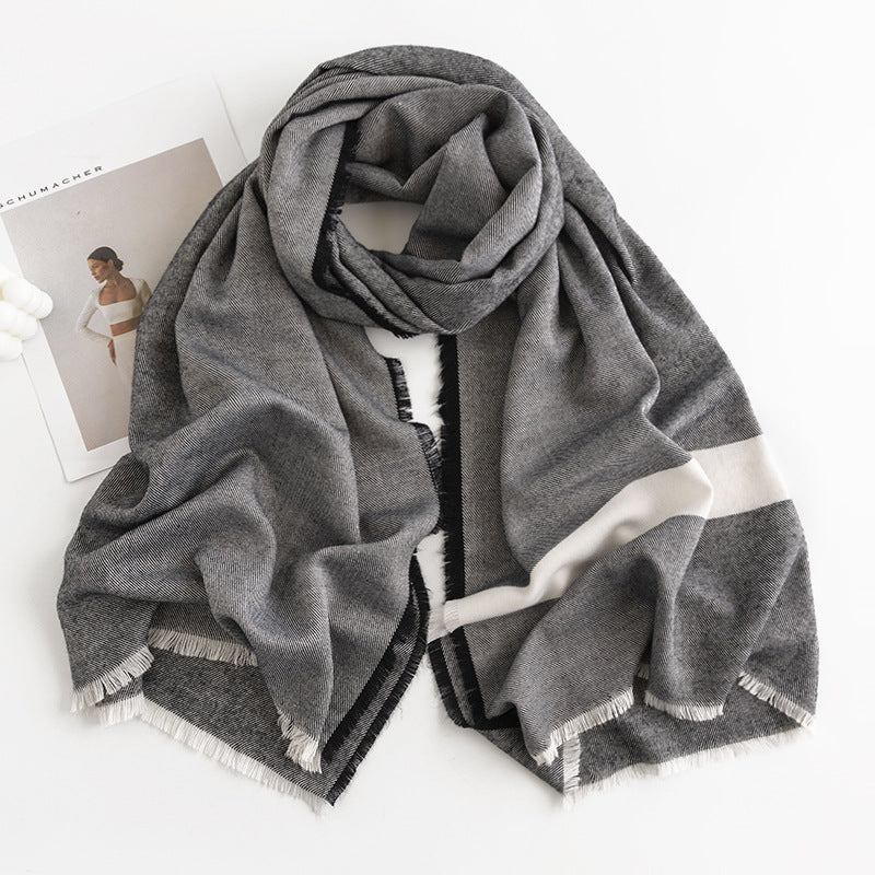 Herringbone Tassel Scarf