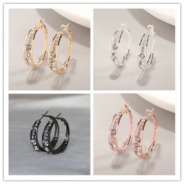 Air-Drill Mosaic Statement Earrings product image
