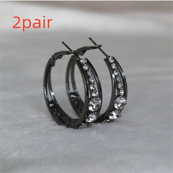 Air-Drill Mosaic Statement Earrings product image