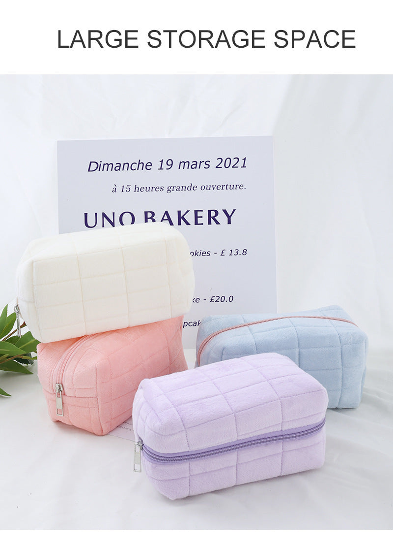 Japanese Good-looking Pillow Cosmetic Bag Large Capacity Storage Stationery Box