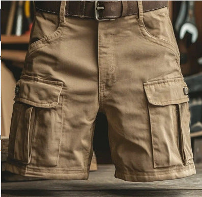 European And American Digital Printing Stylish Shorts Without Belt