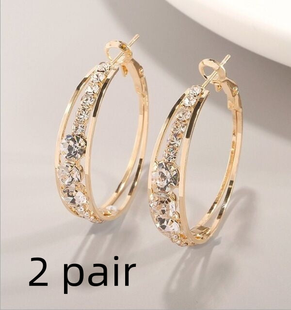 Air-Drill Mosaic Statement Earrings product image