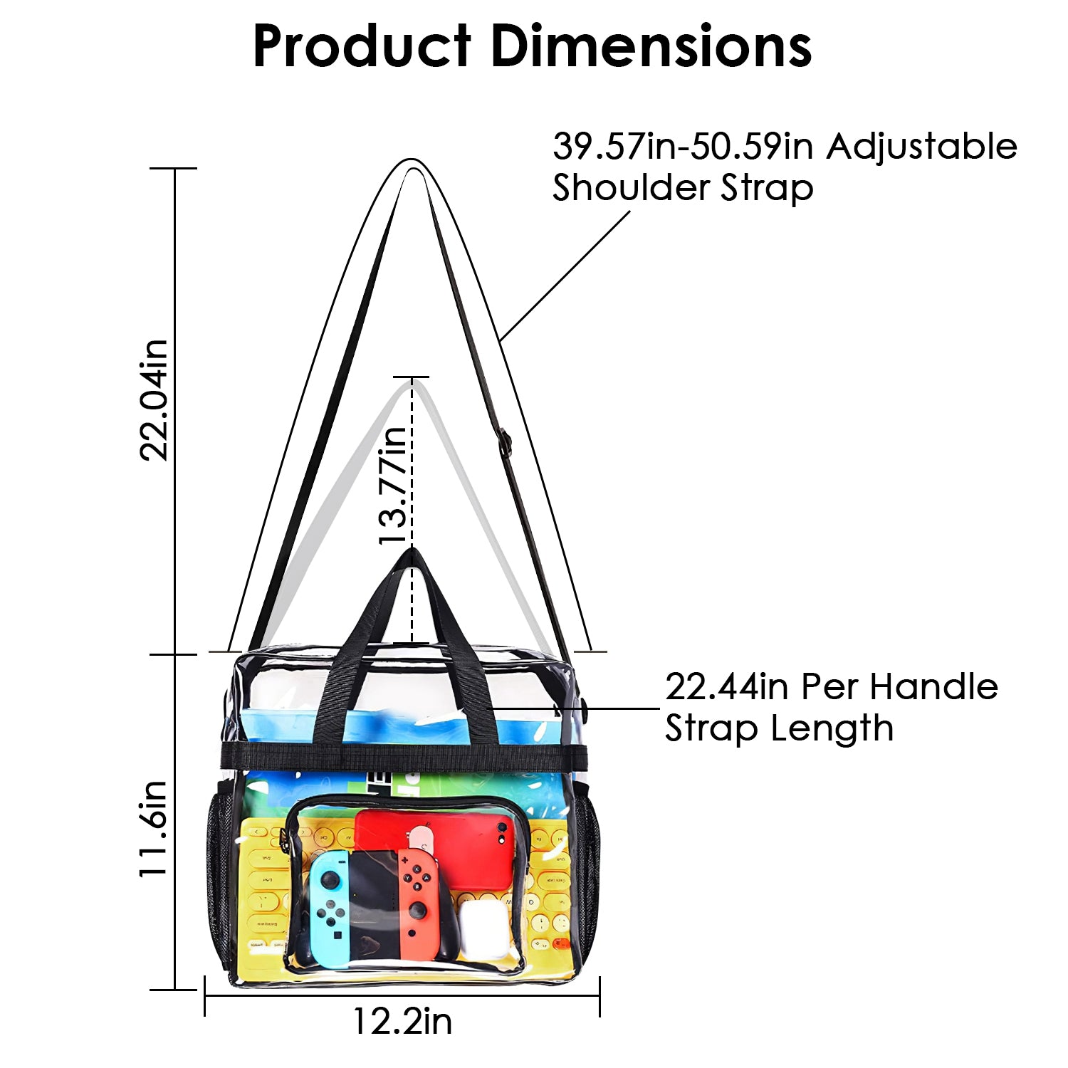 Clear Stadium Crossbody Bag product image