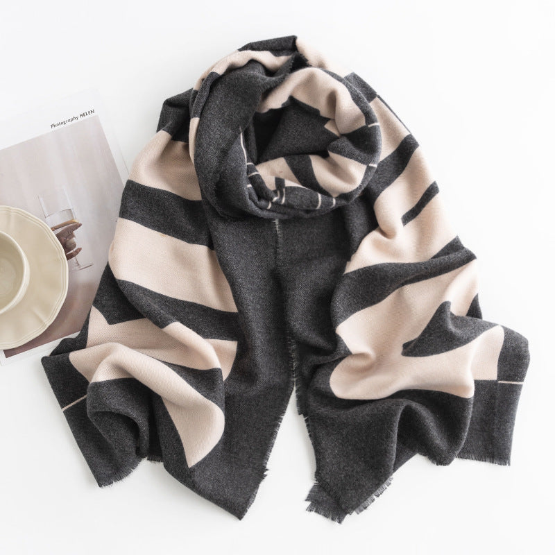 Herringbone Tassel Scarf