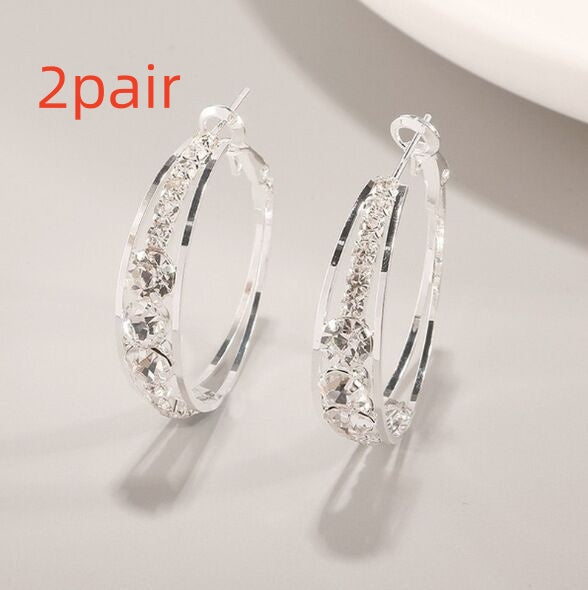 Air-Drill Mosaic Statement Earrings product image