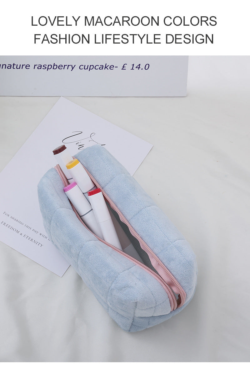 Japanese Good-looking Pillow Cosmetic Bag Large Capacity Storage Stationery Box