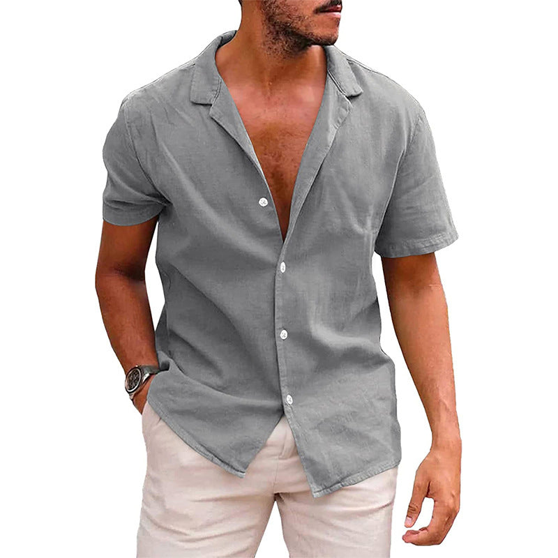 Casual Beach Button-Down Shirt product image