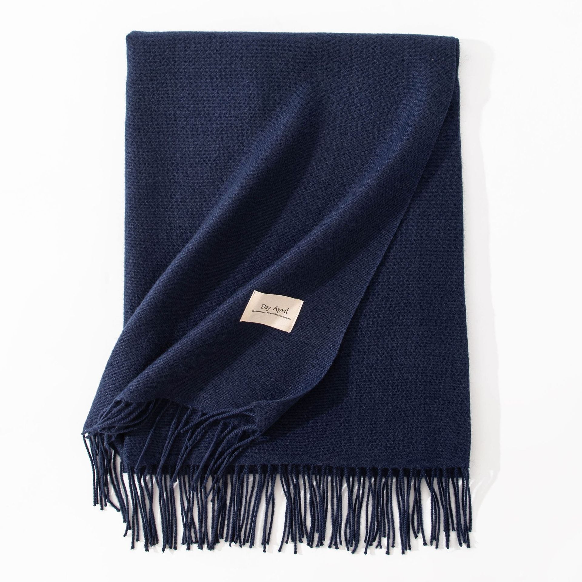 Cashmere-Feel Tassel Scarf