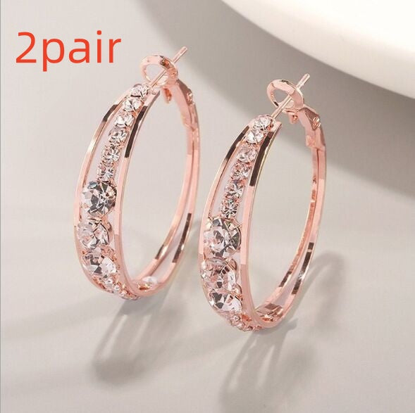 Air-Drill Mosaic Statement Earrings product image