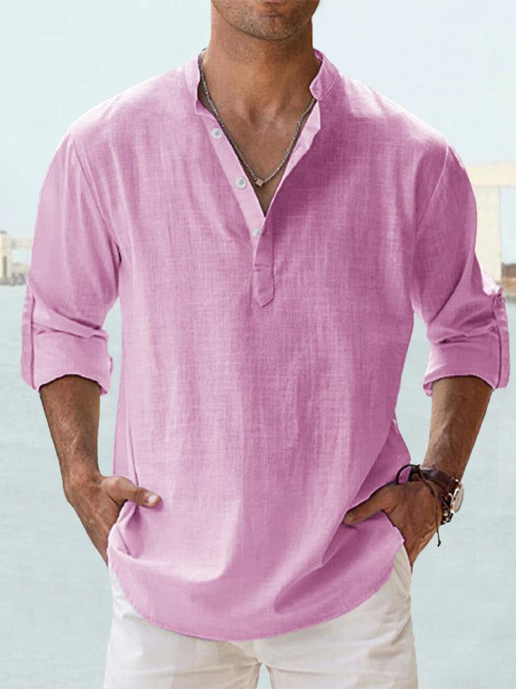 Cotton-Linen Long-Sleeve Shirt product image
