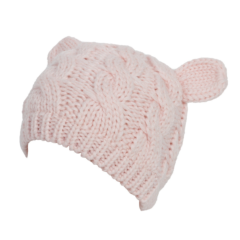 3D Cat-Ear Knit Beanie