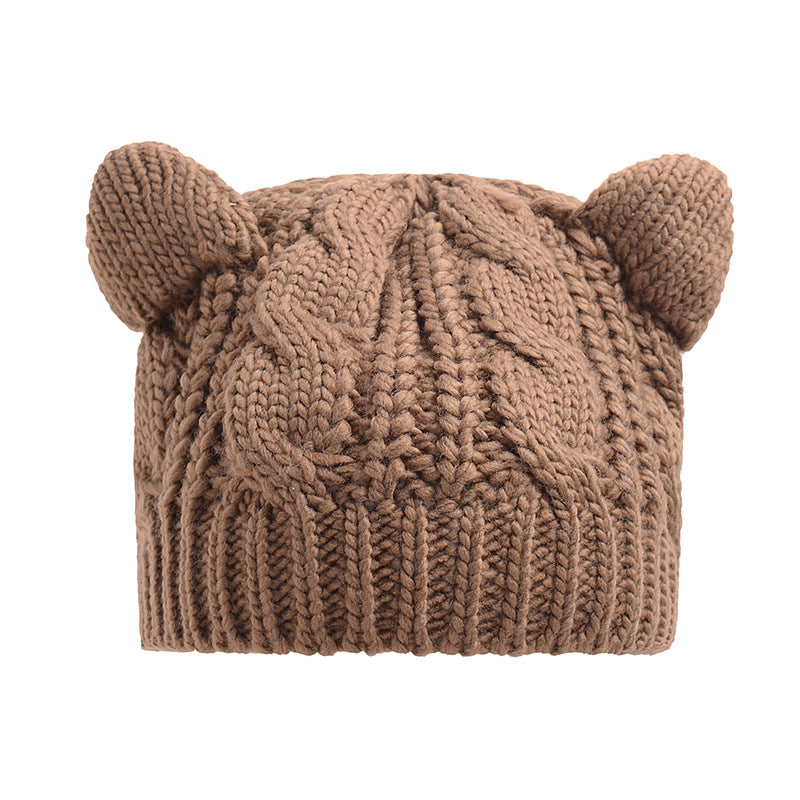 3D Cat-Ear Knit Beanie