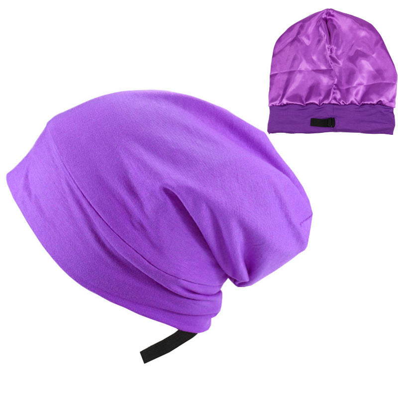 Adjustable Satin-Lined Bonnet