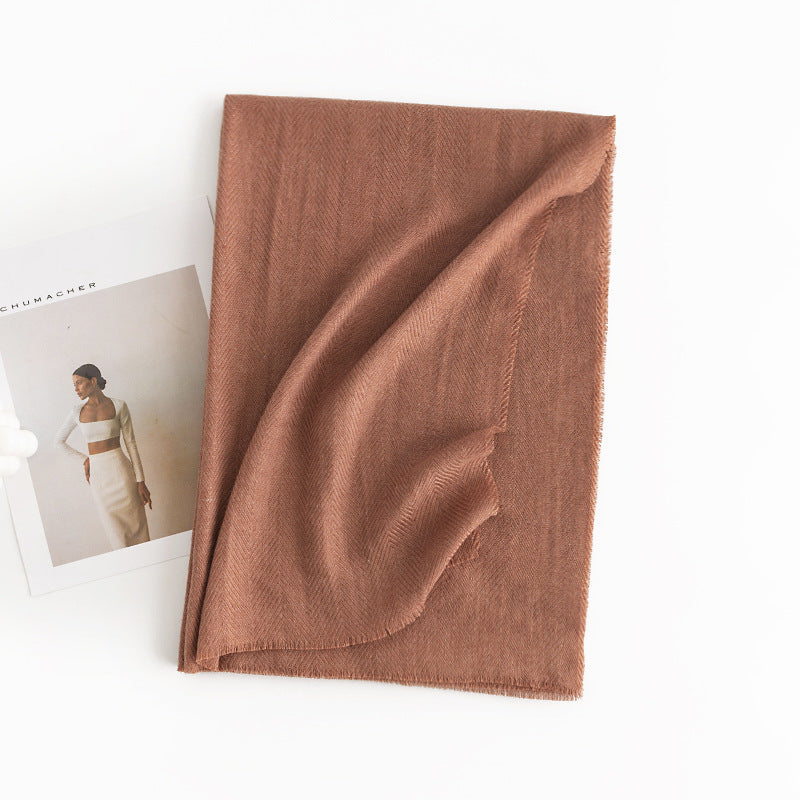 Herringbone Tassel Scarf