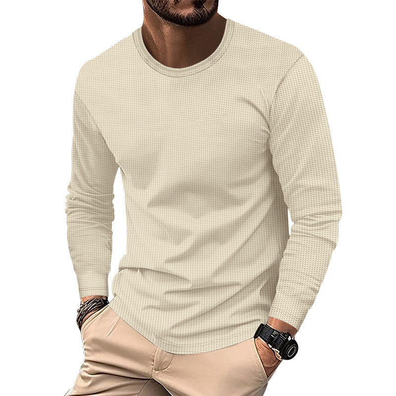 Waffle-Knit Crewneck Tee product image