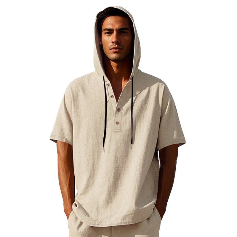 Linen Short-Sleeve Tee product image