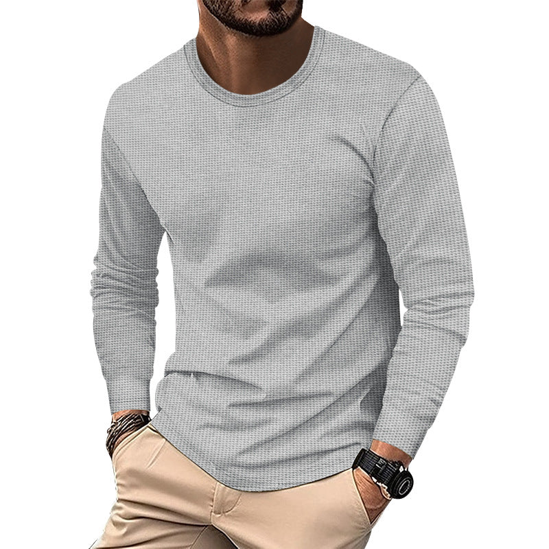 Waffle-Knit Crewneck Tee product image