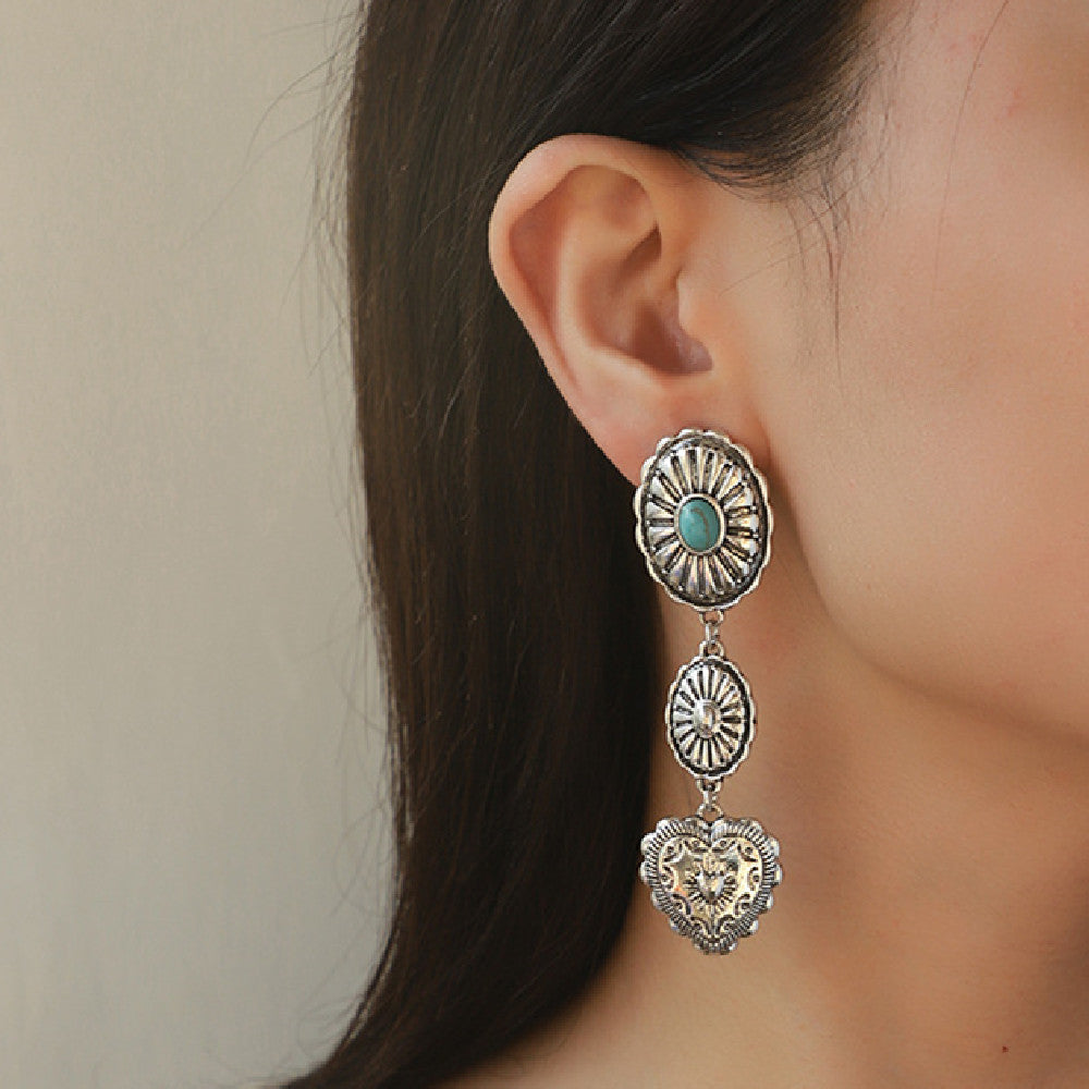 Semi-Precious Stone Beaded Earrings product image