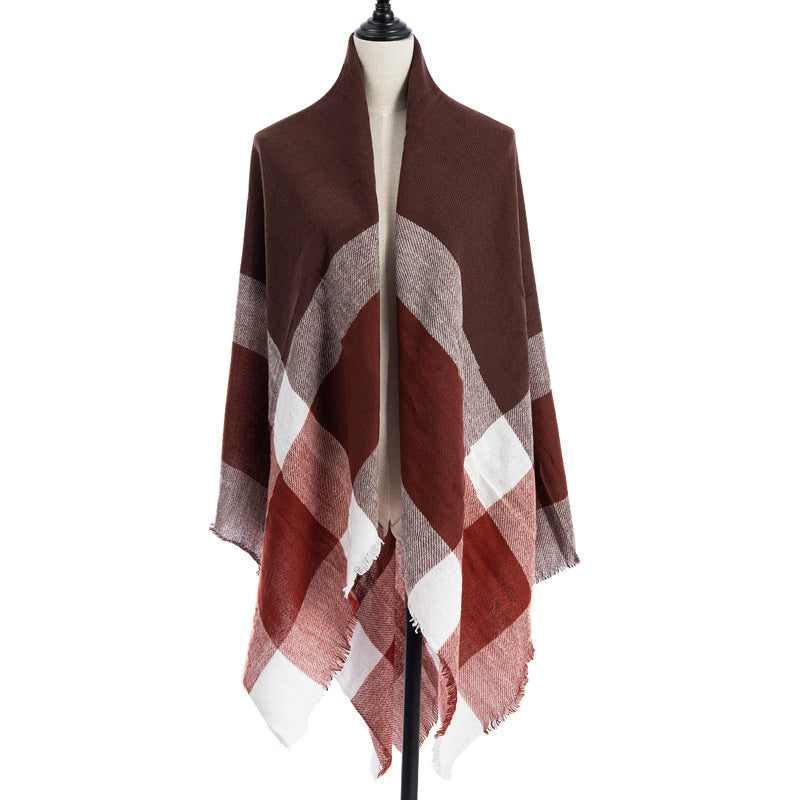 Reversible Oversized Scarf Shawl