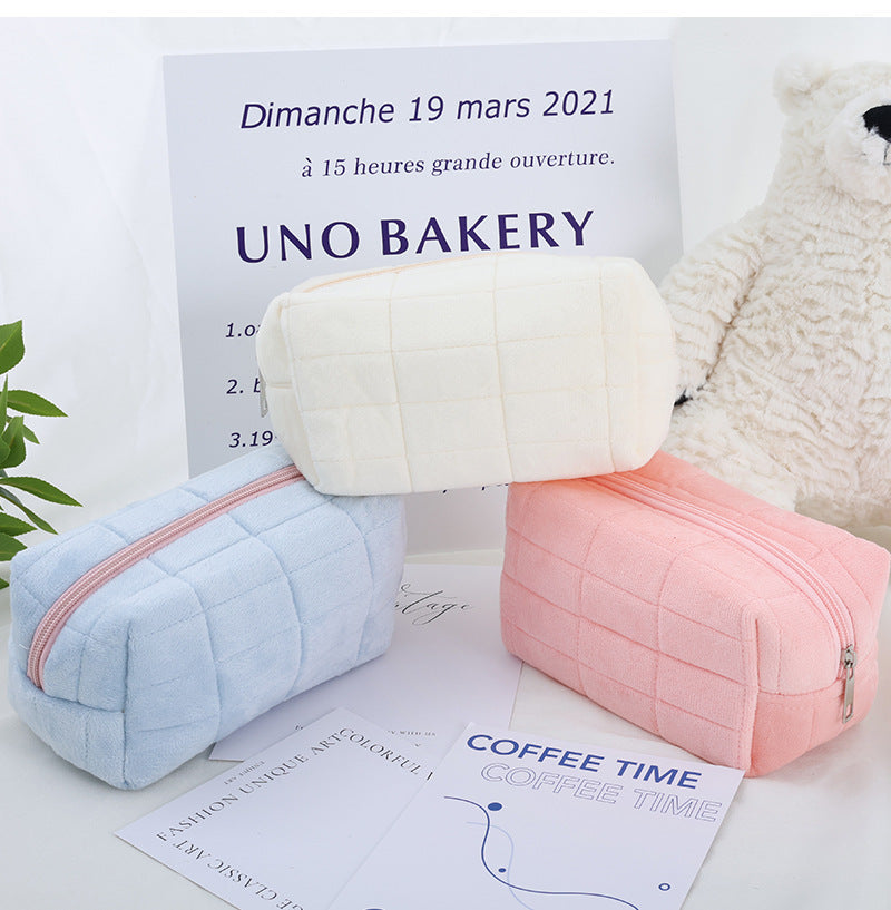 Japanese Good-looking Pillow Cosmetic Bag Large Capacity Storage Stationery Box