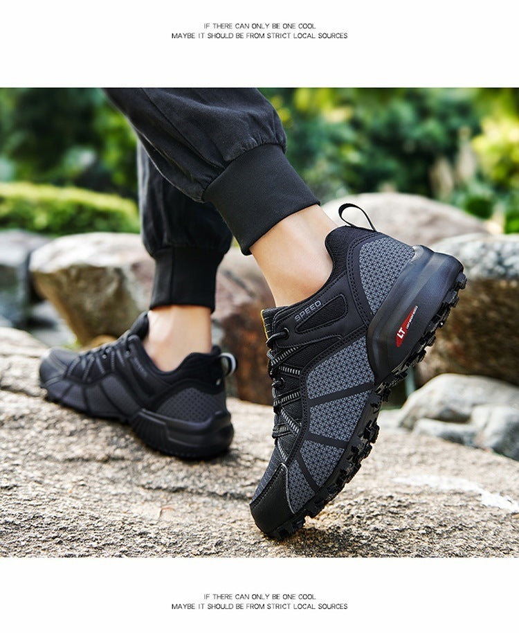 Lightweight Breathable Men's Mesh Outdoor Sports And Casual Hiking Shoes