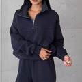 Contrast-Trim Jogging Set